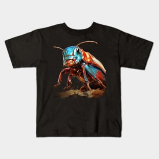 Patriotic Cockroach Kids T-Shirt